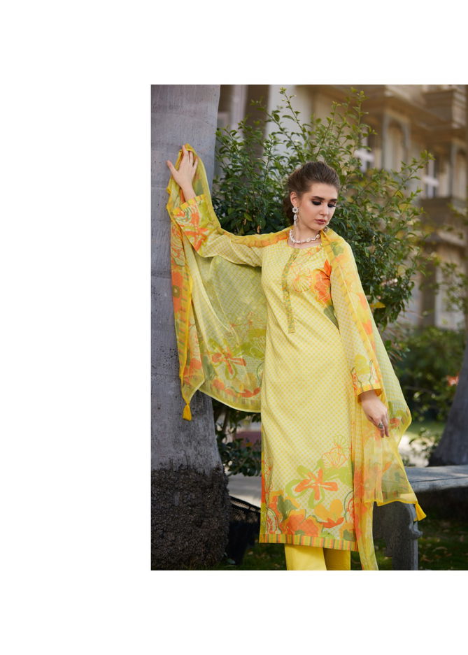 Summer Cover Story By Prm Printed Lawn Cotton Dress Material Wholesale Suppliers In Mumbai